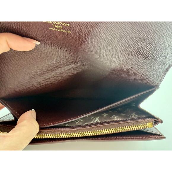 LOUIS VUITTON LV Monogram Mini Lin Portefeuille Sarah Long Chain Wallet | COA - Picture 10 of 15